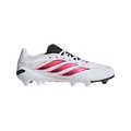 Chuteira de Campo Adulto adidas Predator League BRANCO/ROSA