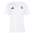 Camisa Real Madrid Pré-Jogo "Preshi" adidas Masculina BRANCO
