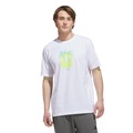 Camiseta adidas Lifestyle Summerpalms Masculina BRANCO