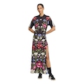 Vestido Premium adidas X FARM Rio Feminino PRETO/MARROM CLA