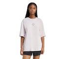 Camiseta Oversized Estampa Animal adidas Feminina ROXO