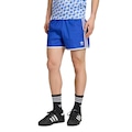 Shorts de Futebol Manchester United 90 adidas Masculino AZUL