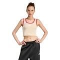 Camiseta Regata adidas Stadium Feminina BEGE/BRANCO
