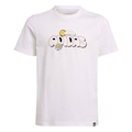 Camiseta adidas Estampada Infantil BRANCO