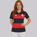 Camisa do Flamengo I 26/27 Fanshirt Adidas Feminina PRETO