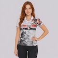 Camisa do São Paulo Baby Look Dry Esportiva Feminina BRANCO