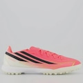 Chuteira Society Adulto Adidas F50 Hyperfast League TF ROSA
