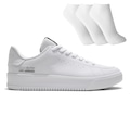 Tênis Masculino Olympikus Eros 2 + 3 Pares de Meias BRANCO