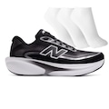 Tênis Masculino New Balance Ellipse + 3 Pares de Meias PRETO/BRANCO