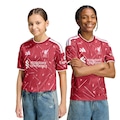 Camisa I Liverpool FC 2026/27 adidas Infantil VINHO