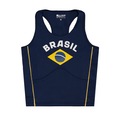 Blusa Cropped All Out Top 7 Bolsos Marathon Brasil Masculina AZUL