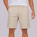 Bermuda Nicoboco Sarja Machala Masculina BEGE