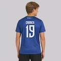 Camisa Brasil Logo Samba 19 Endrick Masculina AZUL