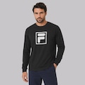 Camiseta Fila Manga Longa F-Box Masculina PRETO