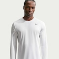 Camiseta Dri-FIT Nike Manga Longa Flex Masculina BRANCO