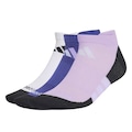 Kit Meia adidas Performance Climacool C/3 Pares BRANCO/ROXO