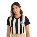 Cropped Braziline Botafogo Movimentar Feminino PRETO