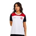 Camisa Braziline Flamengo Fulgor Feminina BRANCO