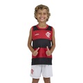 Camiseta Regata Braziline Flamengo Presença Infantil VERMELHO
