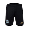 Calção New Balance Grêmio I 2026 Masculino PRETO/AZUL