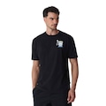 Camiseta New Balance M/C Fish And Chips Masculina PRETO/BRANCO