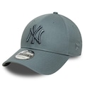 Boné Unissex New Era 9FORTY New York Yankees League Essential - Aba Curva CINZA