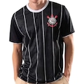 Camisa do Corinthians Corinto  Braziline Unissex PRETO