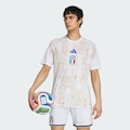 Camisa da Itália Pré Jogo I 26/27 adidas Masculina BRANCO/OURO