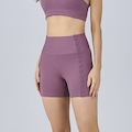 Bermuda Alto Giro Elástico Personalizado PR26 Feminina ROXO