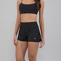 Shorts Alto Giro Sobreposto Eterno PR26 Feminino PRETO