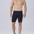 Bermuda Alto Giro Compressão Com Bolsos PR26 Masculina PRETO