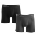 Kit com 2 Cuecas Boxer Lupo 00436 Masculino PRETO/CINZA
