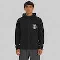 Jaqueta do Grêmio Fleece Hood Masculina PRETO