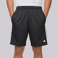 Short adidas 3 Listras Masculino PRETO