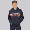 Blusão de Moletom PSG Infantil AZUL ESCURO