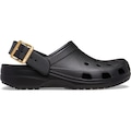 Sandália Crocs Classic Metallic Buckle Clog Black - Unissex PRETO