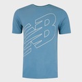 Camiseta New Balance Logo Performance Masculina AZUL