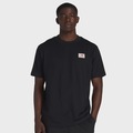 Camiseta New Balance Woven Label Masculina PRETO