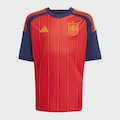 Camisa adidas Espanha I 2026 Infantil VERMELHO/AZUL