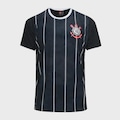Camiseta do Corinthians Braziline Corinto Feminina PRETO