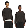Blusão de Moletom adidas Premium Essentials Retro Washed Crew Unissex PRETO