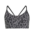 Top Esportivo adidas Animal Print Infantil CINZA/PRETO