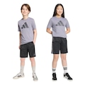 Conjunto Esportivo adidas Sport Seasonals Camo Infantil ROXO/CINZA