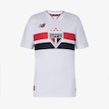 Camisa do São Paulo I 26/27 New Balance Infantil BRANCO