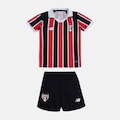 Kit do São Paulo II 26/27 New Balance Infantil VERMELHO/PRETO