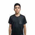 Camisa do Corinthians Coimbra Recorte Infantil PRETO