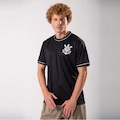 Camisa do Corinthians Arte Braziline Masculina PRETO