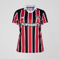 Camisa do São Paulo II 26/27 New Balance Torcedor Feminina VERMELHO/PRETO