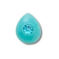 Jibbitz™ Pedra Água Marinha Mês Março Único - Unissex BRANCO