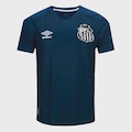 Camisa de Goleiro Umbro Santos 2026 Masculina AZUL